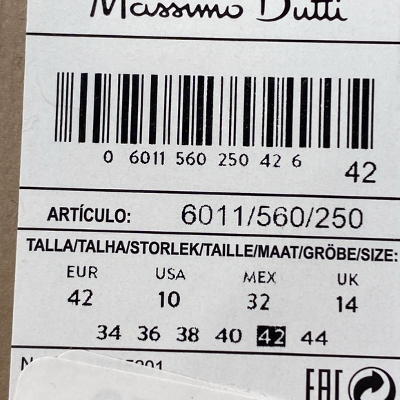 NWT. Massimo Dutti White Double-Breasted Blazer. Size 10. - Picture 6 of 12